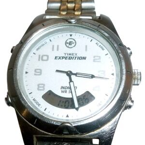 Vintage Timex Expedition Indiglo Ana-Digi Men's Watch New Battery  Working